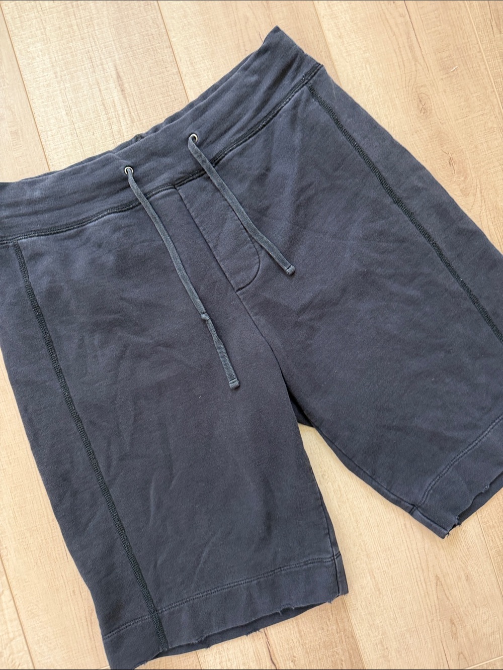 Standard James Perse Men’s charcoal Cozy Sweat Shorts-M0Y4060A-size 2 Medium